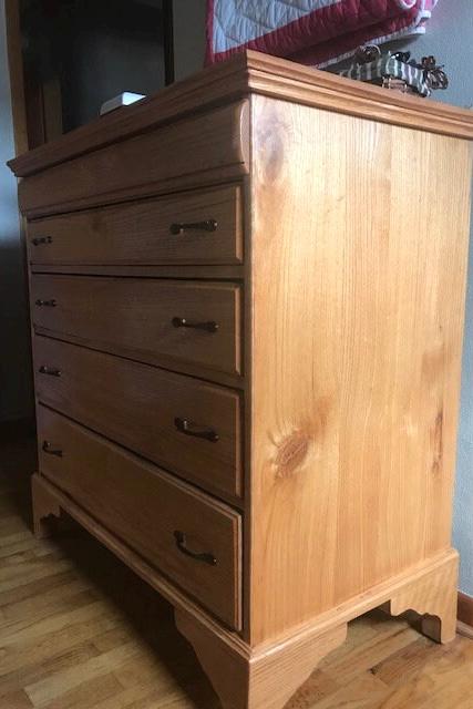Solid Oak Five Drawer Dresser — Hidden Top Drawer | Custom Built in Your Choice of Wood & Finish