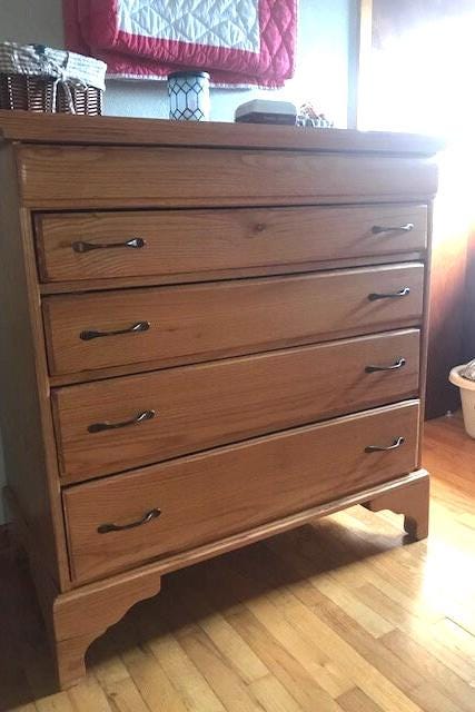 Five drawer Oak Dresser
