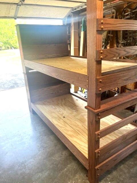 Twin Bunk Beds with Shelves