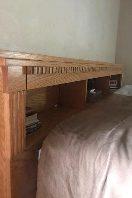 High Storage King Size Bed Made of Solid Hardwood